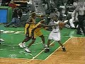 Walter drills one from the corner.