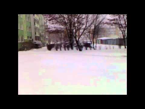 Atak zimy we Włocławku - 15 lutego 2012 roku.