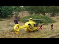 Rettungshubschrauber Christoph 5 bei der Landung in Maxdorf Rettungshubschrauber Christoph 5 bei der Landung in Maxdorf