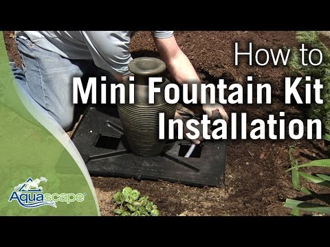 How to Install an Aquascape Mini Fountain Kit