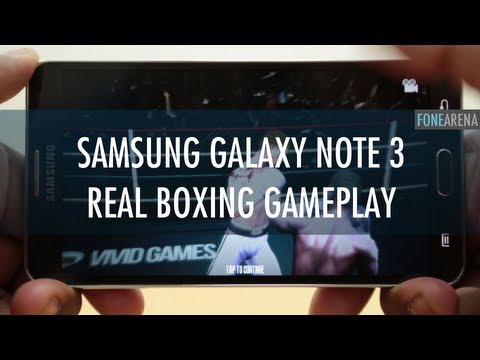 Samsung Galaxy Note 3 Real Boxing Gameplay