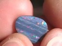 9x13 Free Form Black Opal Doublet 090408-12 9x13 Free Form Black Opal Doublet 090408-12