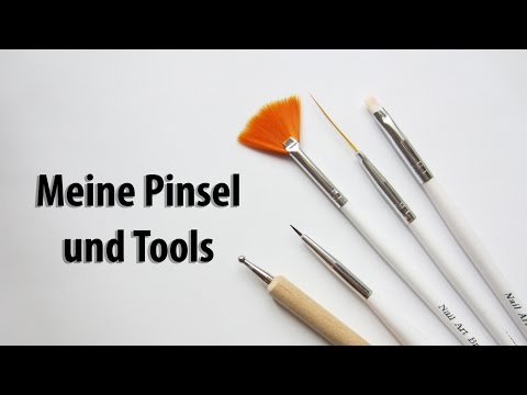 Meine Pinsel und Tools zum Gestalten von Nageldesigns | 'seni Nageldesign