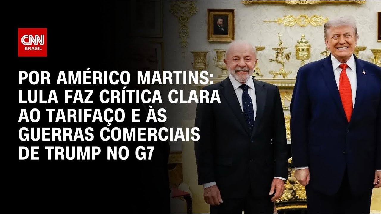 Análise: Lula faz crítica clara ao tarifaço e às guerras comerciais de Trump no G7 | HORA H