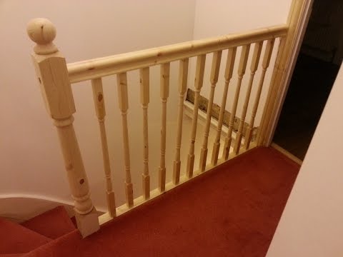 how to fasten a handrail to a newel post