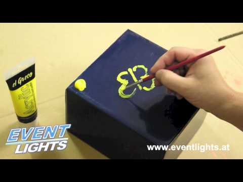 how to make uv reactive paint