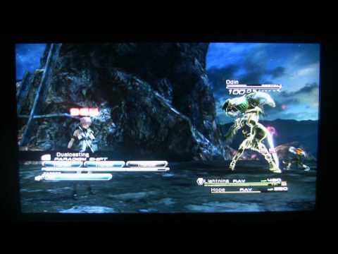 how to beat odin ff13