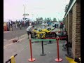stobbart superbike racing bikes in the pit at croft