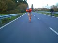 Danny Ruiz rollerblading in doble push at 50km/h