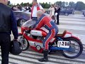 Tom Lerret starts his Kawazaki 500cc dragracing at Kjula SWe