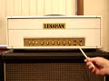 Lenahan London Lead White Plexi amplifier.