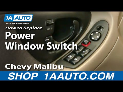 How to Install Replace Broken Power Window Switch Chevy Malibu 97-03 1AAuto.com