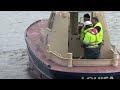 Re-berthing Polly Woodside Re-berthing Polly Woodside