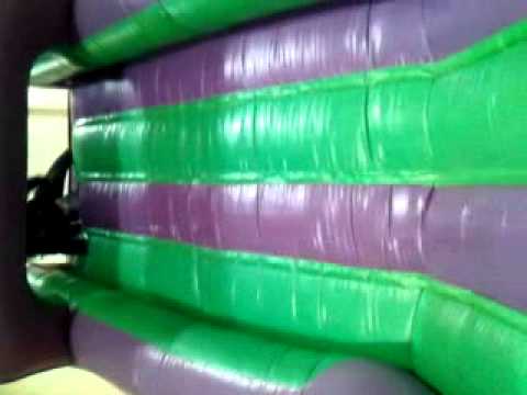 Falling down the slide