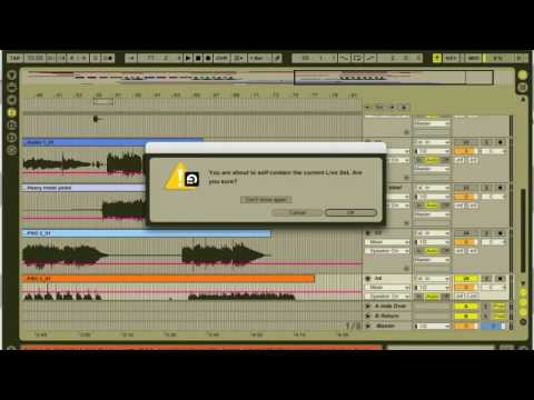 how to recover ableton project