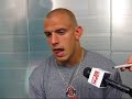 james laurinaitis and ben person after the jersey scrimmage