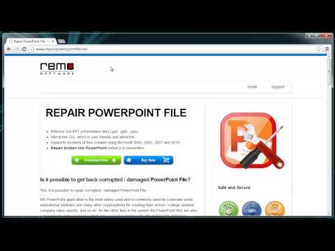 how to repair pptx corrupt file