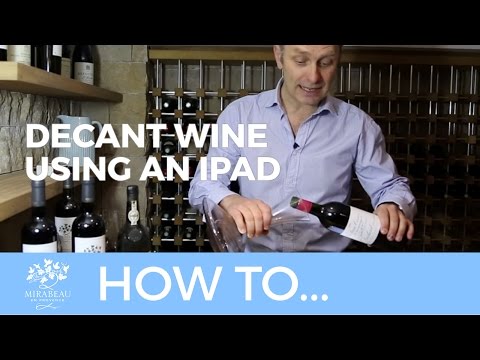 how to properly decant wine