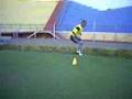 Coach Djair Garcia in Agility Training with Player Wagner