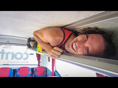 TRAPPED ON THE COACH