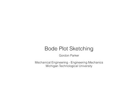 how to draw bode plot