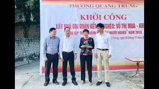 Khởi công xây nhà đại đoàn kết tại phường Quang Trung