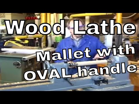Turning a Mallet on a Wood Lathe