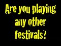 Gary Numan interview at Mighty Boosh Festival