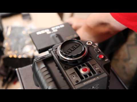UtahCameraRentals - Changing the mount on a RED Scarlet. Easy as pie.