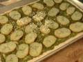 Potato Pesto Feta Pizza