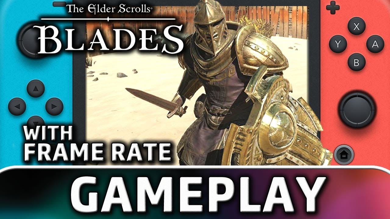 The Elder Scrolls Blades Nintendo Switch Gameplay and Frame Rate