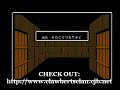 a video that features the game: wizardry - proving grounds of the mad overlord, nes version. i'm playing the game using my first party out of several.