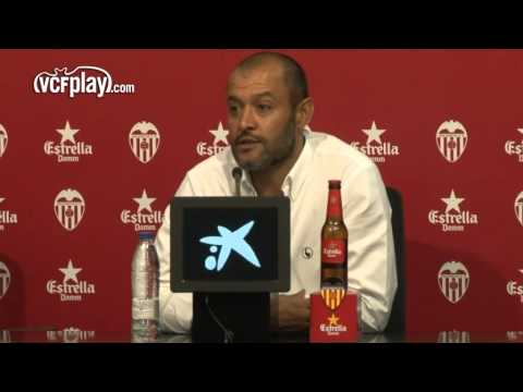 Valencia CF: Nuno: 'Mestalla ha superado todas nuestras expectativas'