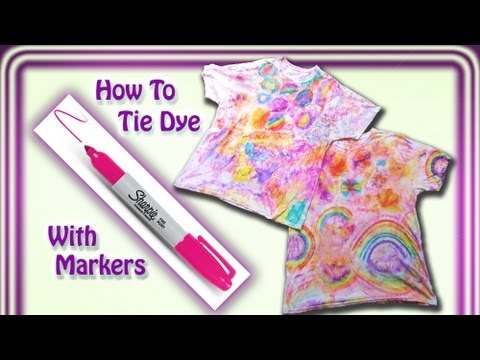 how to tie dye a shirt with kool aid