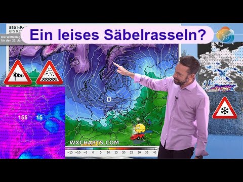 Play this video Nach nasser Sturm-Phase leises SГbelrasseln? Aktuelle Schnee- Wind- amp Wettervorhersage 7.-15.1.2023.