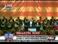 title says it all... mccain owned the evening.