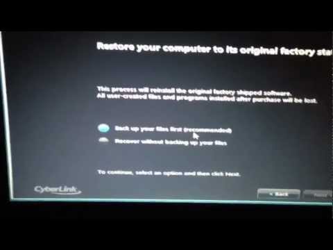 how to reset an laptop