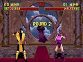 Scorpion vs Mileena in MK2 Scorpion vs Mileena in MK2
