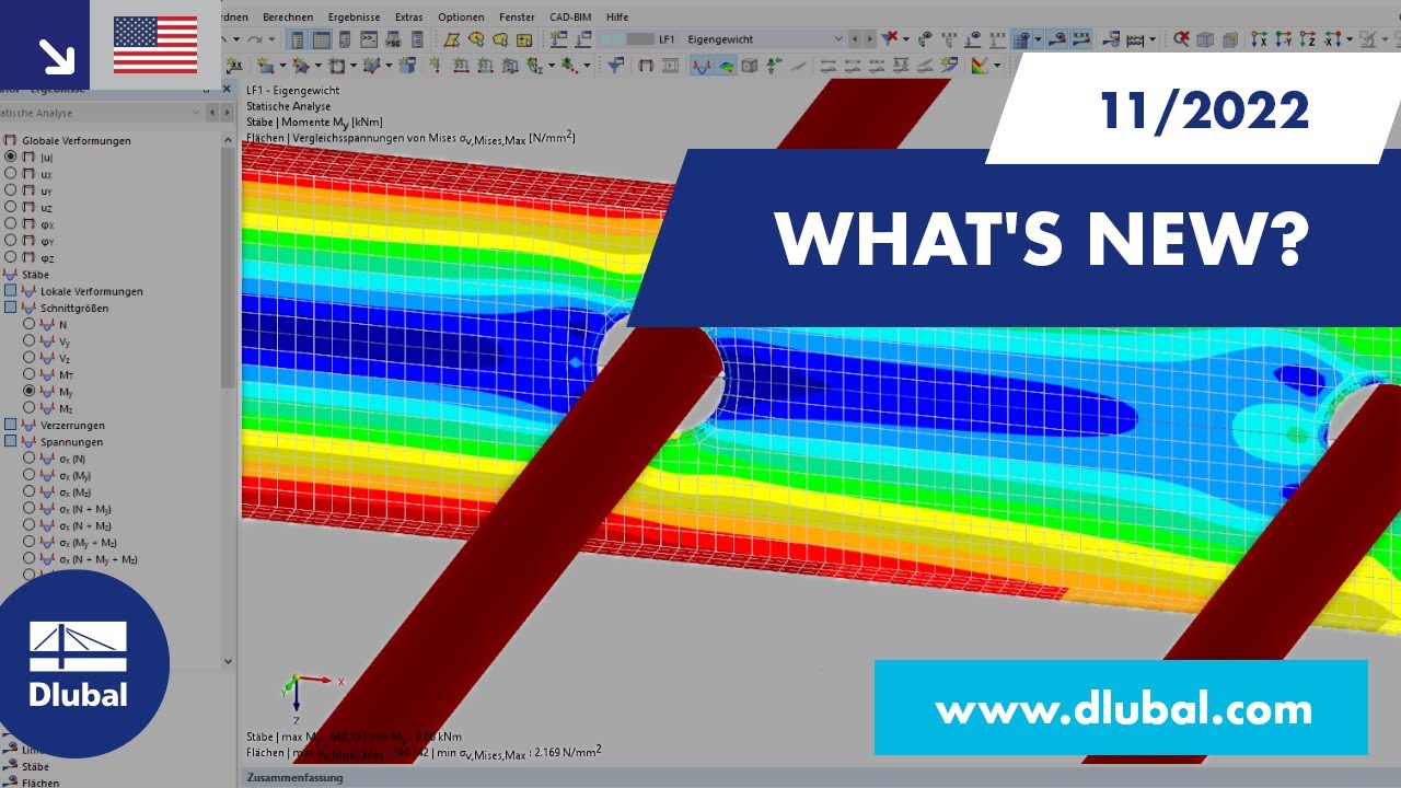 WIN | 11/2022 - What&#39;s New in RFEM 6 and RSTAB 9?