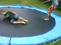 trampolin styrt