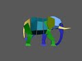 3ds max Biped Animation Elephant walk