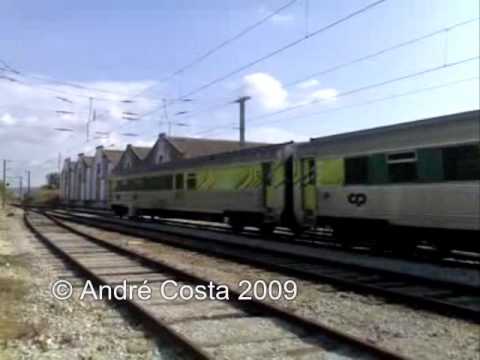 CP 5600 Intercidades a chegar a Alcácer do Sal