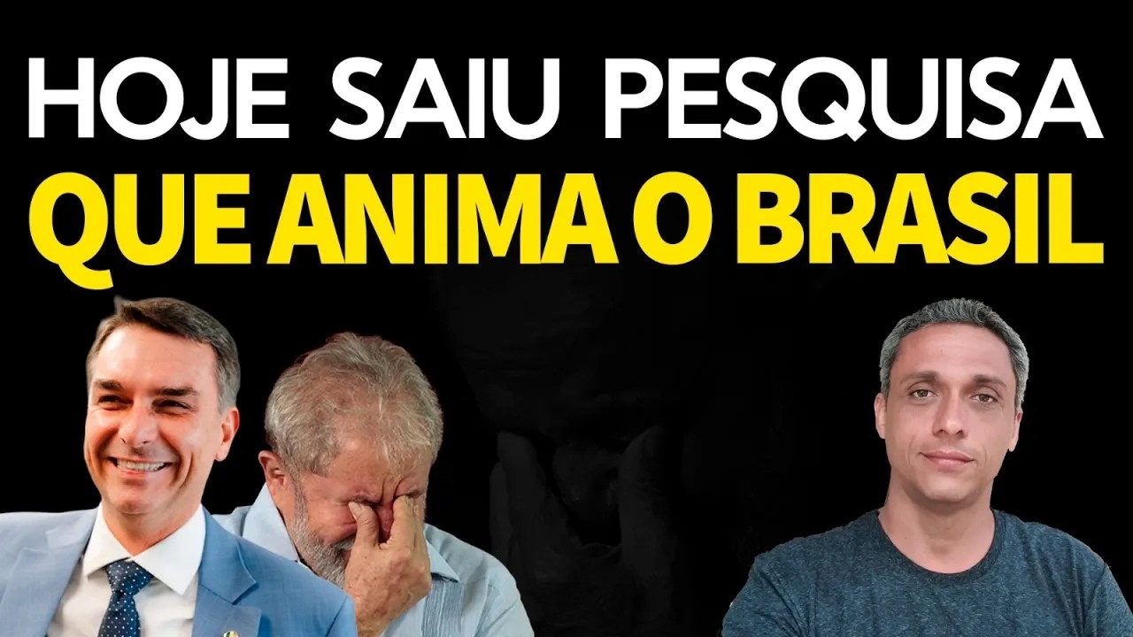 HOJE! Mais uma pesquisa que mostra que O BRASIL VAI VENCER