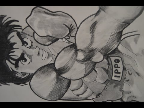 how to draw ippo makunouchi