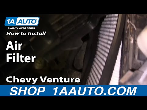 How To Install Replace Air Filter Chevy Venture Pontiac Montana 97-05 1AAuto.com