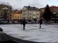 Skridskoåkning på Medborgarplatsen