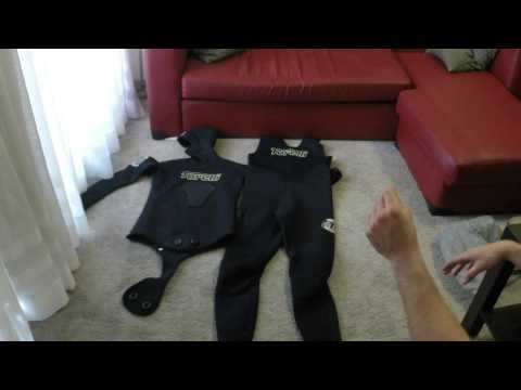 how to repair open cell wetsuit