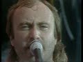 Phil Collins playing live at Philedelphia Stadium Singing 