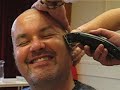 Jakey gets his head shaved (4: sideburns)