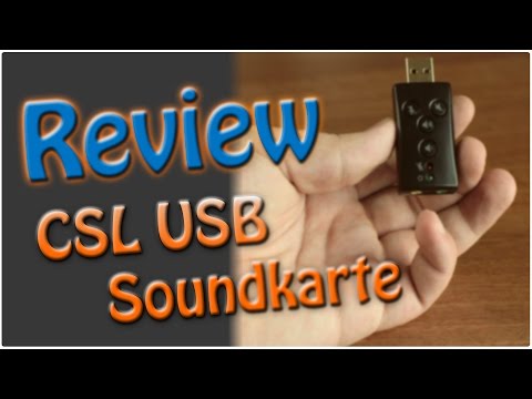 CSL 7.1 externe USB Soundkarte Review